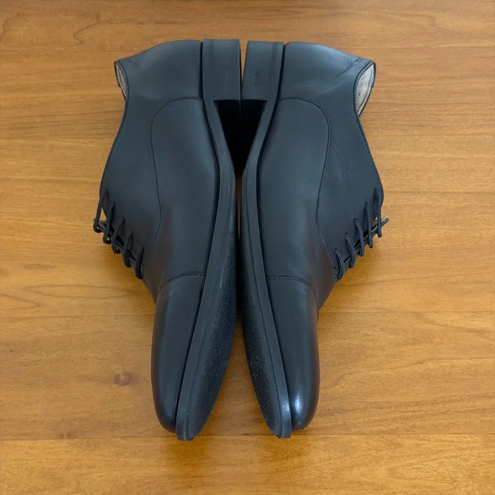 Designer Boss Colby Leather Cap Toe Derby Shoes - U.S. 10
